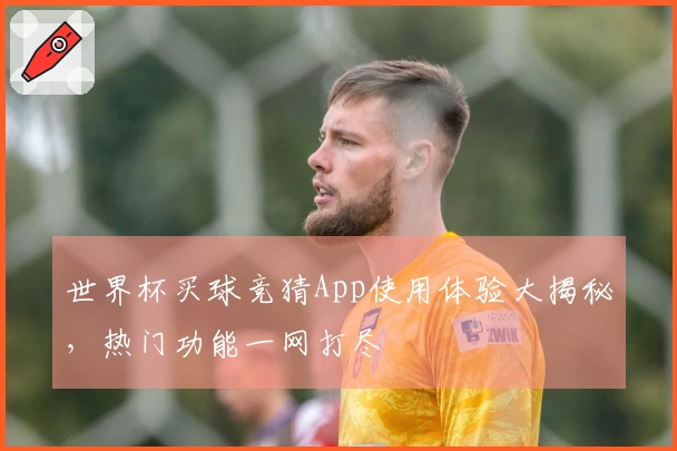 世界杯买球竞猜App使用体验大揭秘，热门功能一网打尽
